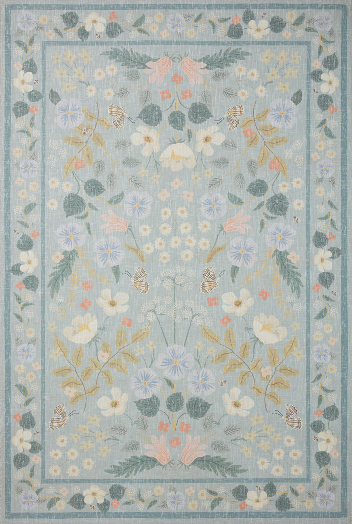 Cotswolds Rifle x Loloi Rug - Sky - 3'6 x 5' 6"