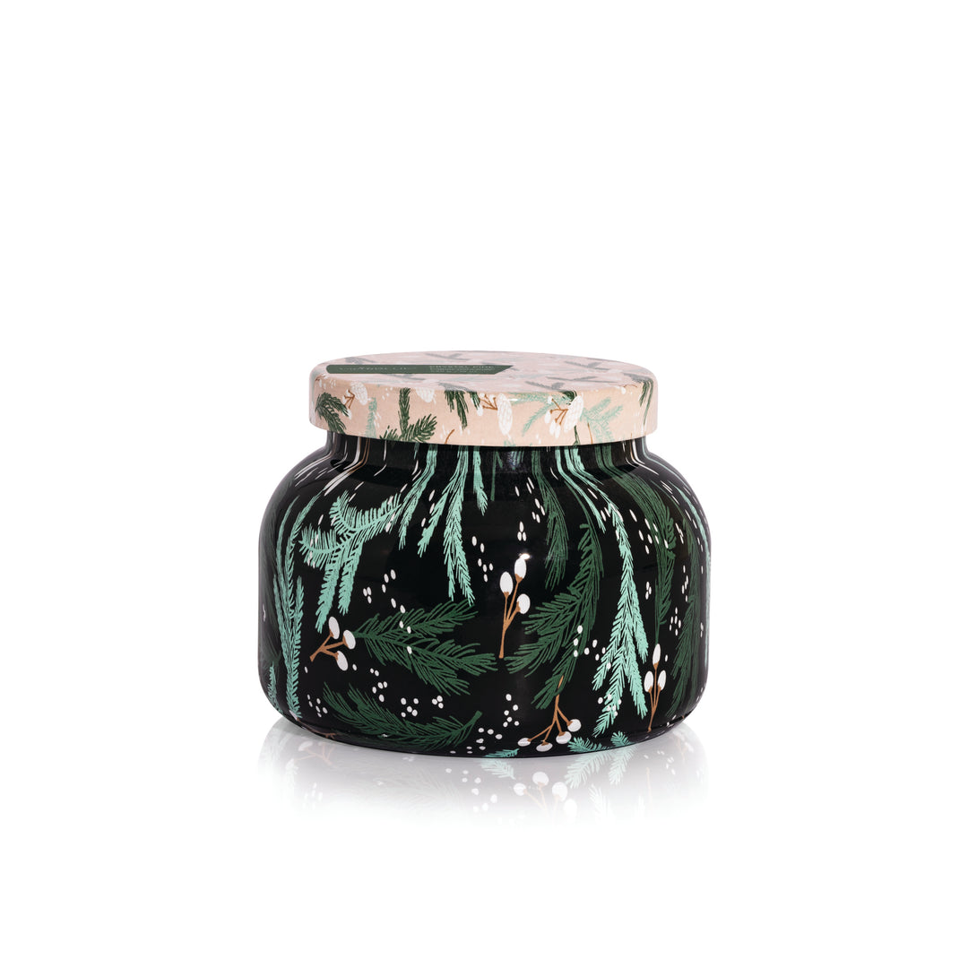 Capri Blue Pattern Play Jar Candle/Crystal Pine