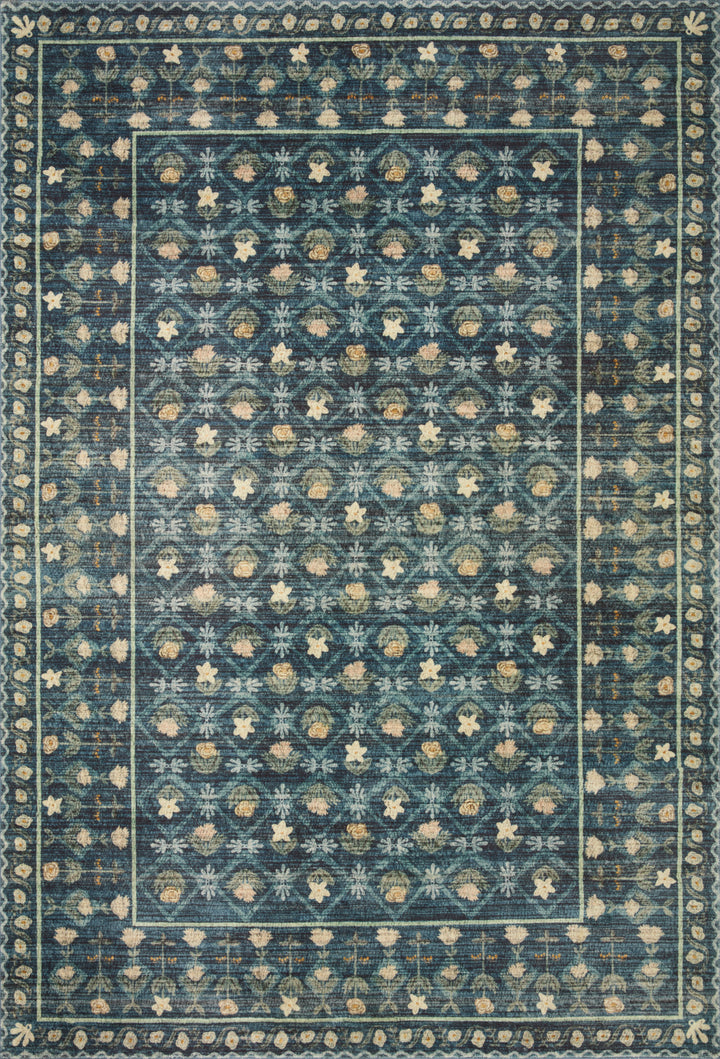 Eden Rifle x Loloi Rug - Indigo - 3'6" x 5' 6"