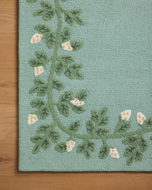 Highgrove Rifle x Loloi Rug - Blue - 2'x 3'9"