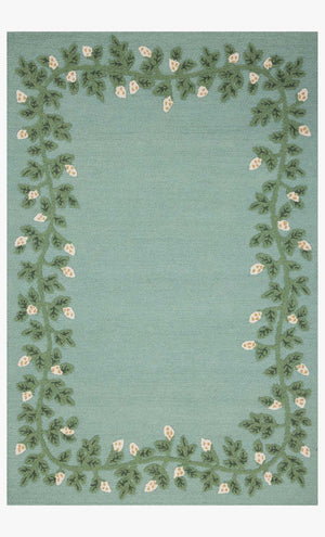 Highgrove Rifle x Loloi Rug - Blue - 2'x 3'9"