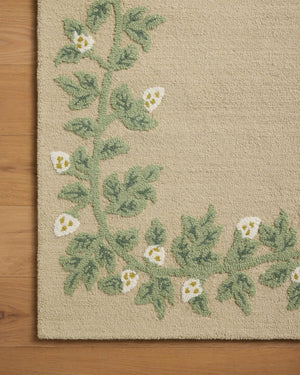 Highgrove Rifle x Loloi Rug - Cream - 3'6" x 5'6"