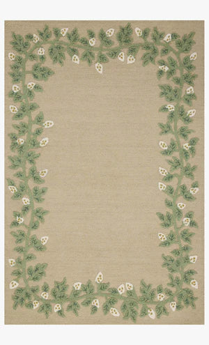 Highgrove Rifle x Loloi Rug - Cream - 3'6" x 5'6"