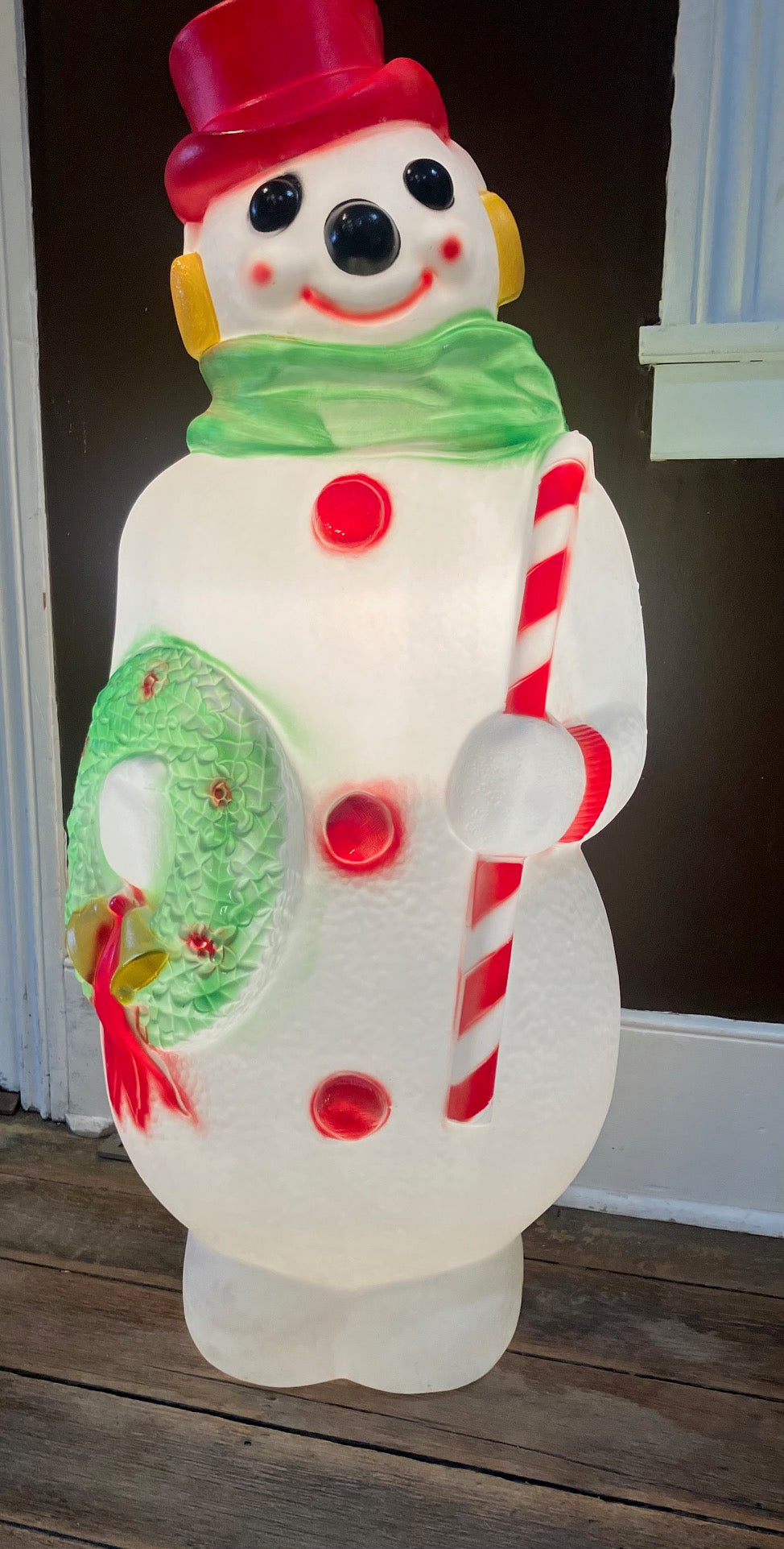 Vintage Snowman Empire Blow Mold - 48"
