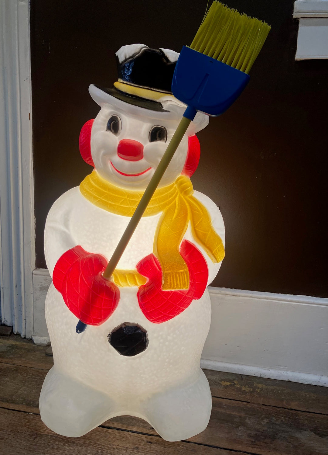 Vintage Snowman Blow Mold - 30"