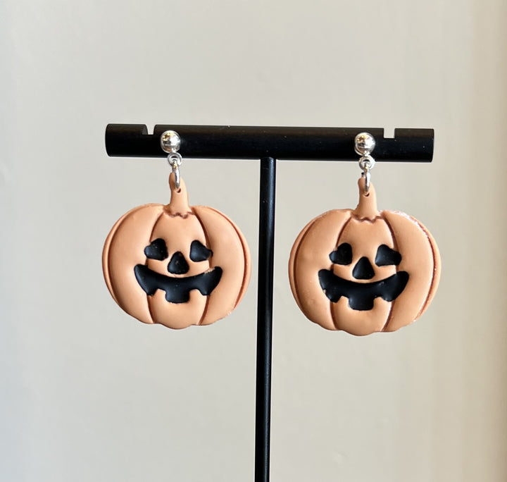 Jack-0'-lantern Earrings-gold