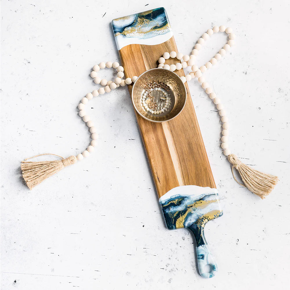 Acacia Baguette Board-Sapphire Sky
