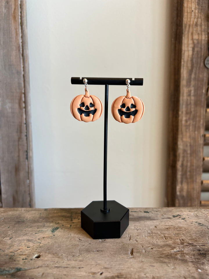 Jack-0'-lantern Earrings-gold