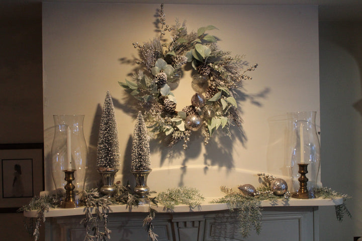 Platinum Snow Berry Wreath