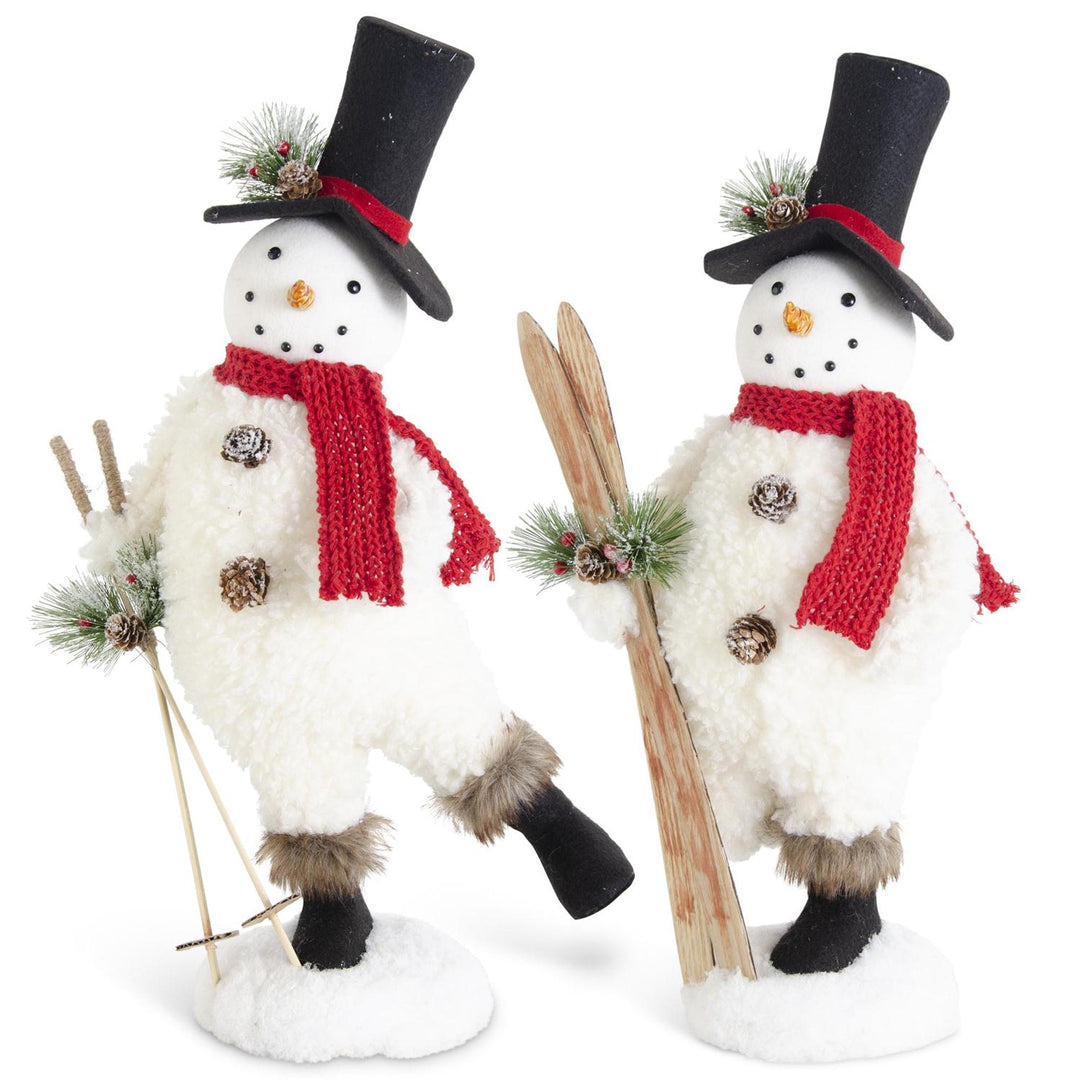 Sherpa Snowman w kicked legs - 21"