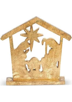 Wooden Carved Nativity