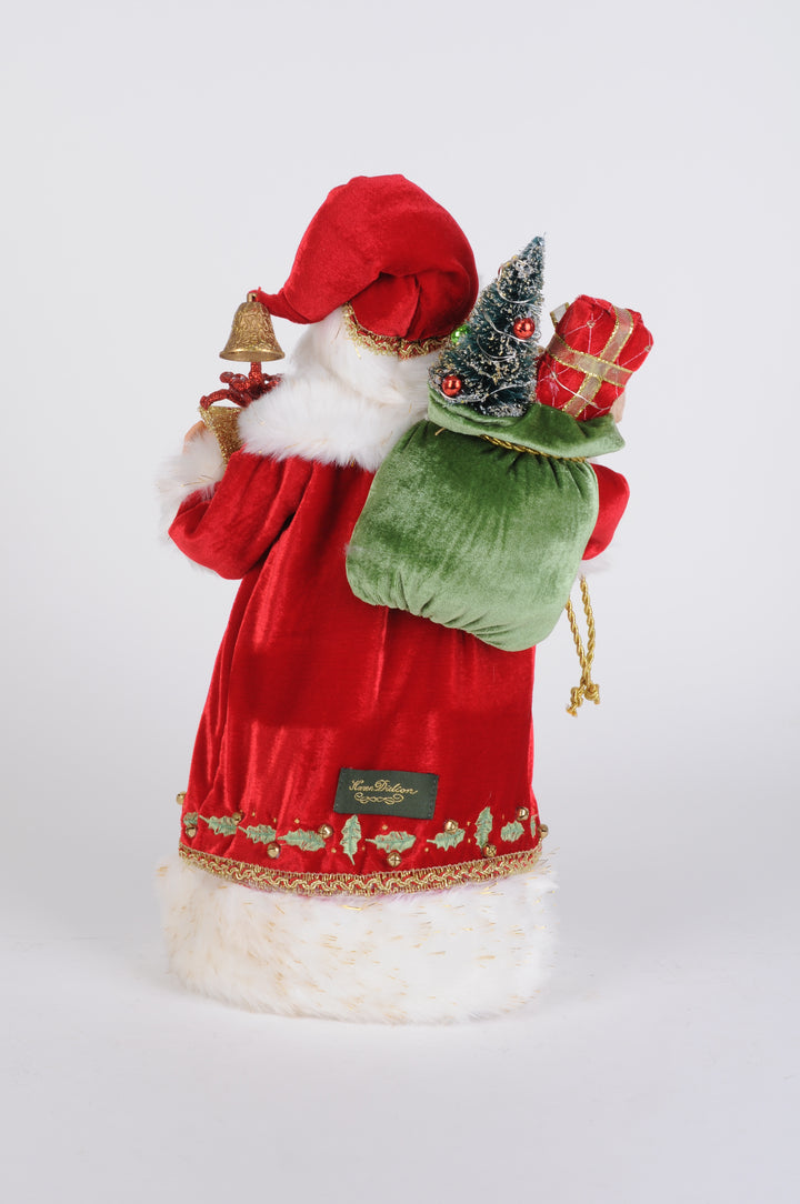 Traditional Tartan Santa - Lighted