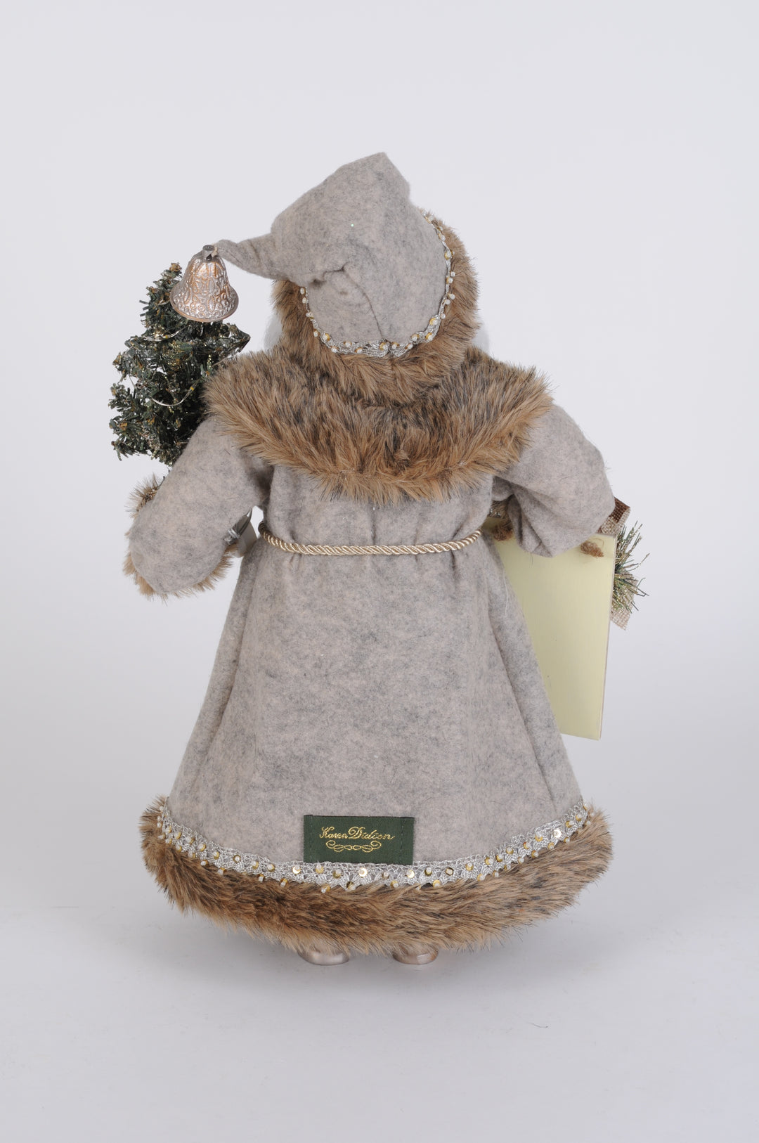 Silver Pine Santa - Lighted