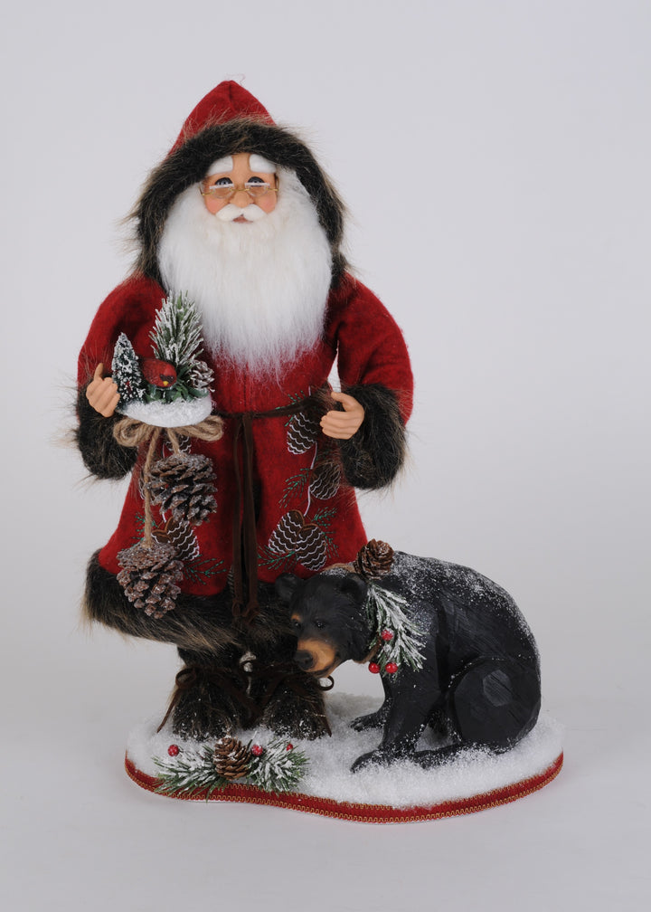 Woodland Bear Santa