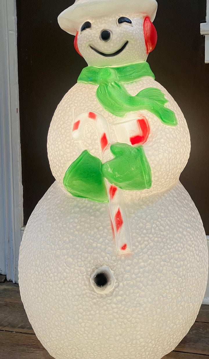 Vintage Snowman Blow Mold - 40"