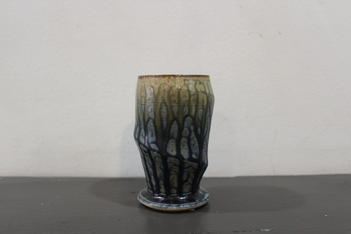 Pottery V shape Wine Tumbler