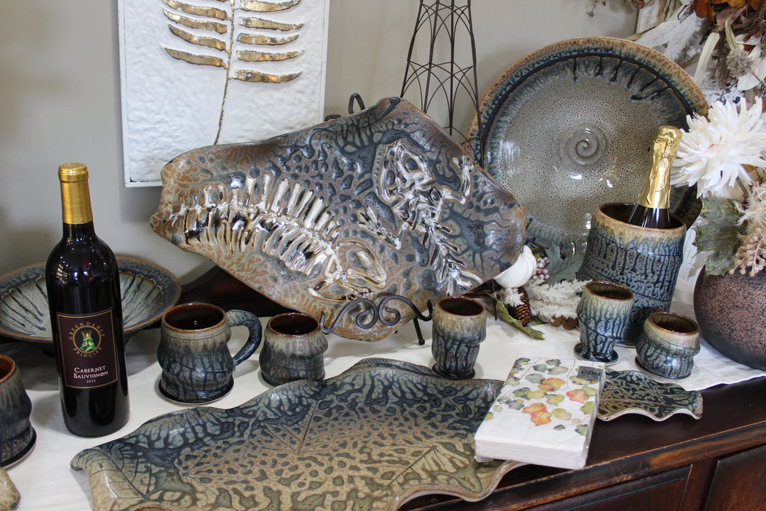 Pottery Wine Tumbler