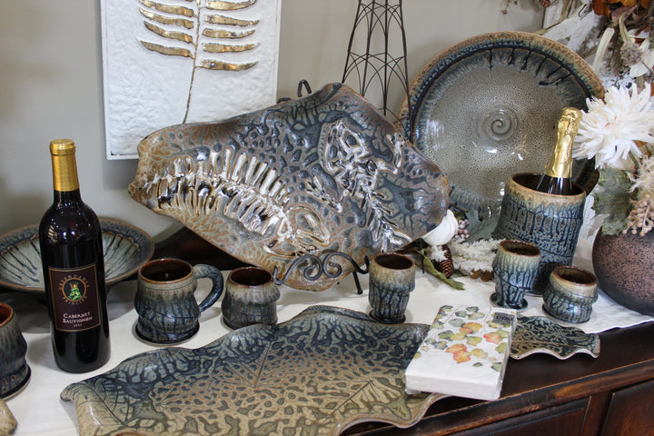 Pottery Wine Tumbler