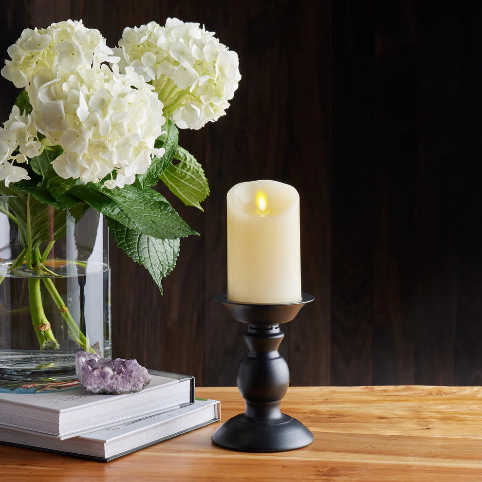 Luminara Indoor Flameless Pillar Candles Ivory