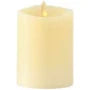 Luminara Indoor Flameless Square Pillar Candle  Ivory