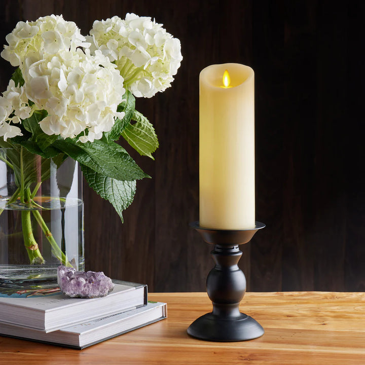 Luminara Indoor Flameless Pillar Candles Ivory