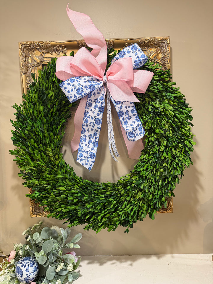 Preserved Boxwood Wreath- 24"