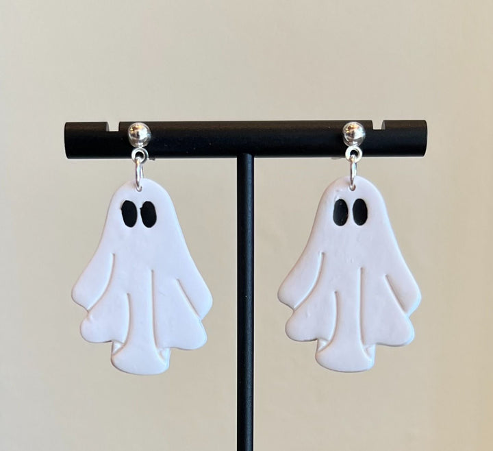 Willy the Ghost Earrings - silver